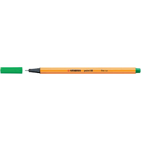 STABILO Point 88 Fineliner Pen Green