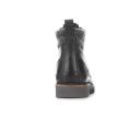 Stacy Adams Black Waxy Envoy Moc Toe Lace Up Boots
