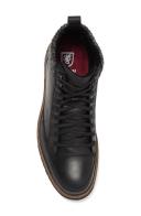 Stacy Adams Black Waxy Envoy Moc Toe Lace Up Boots