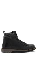 Stacy Adams Black Waxy Envoy Moc Toe Lace Up Boots