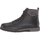 Stacy Adams Black Waxy Envoy Moc Toe Lace Up Boots