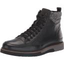 Stacy Adams Black Waxy Envoy Moc Toe Lace Up Boots