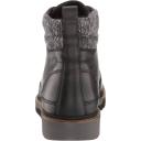 Stacy Adams Black Waxy Envoy Moc Toe Lace Up Boots