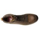 Stacy Adams Black Waxy Envoy Moc Toe Lace Up Boots