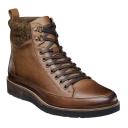 Stacy Adams Black Waxy Envoy Moc Toe Lace Up Boots