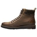 Stacy Adams Black Waxy Envoy Moc Toe Lace Up Boots