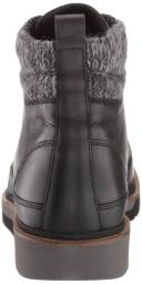 Stacy Adams Black Waxy Envoy Moc Toe Lace Up Boots