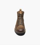 Stacy Adams Brown Chic Envoy Moc Toe Lace Up Boots