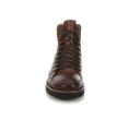 Stacy Adams Brown Chic Envoy Moc Toe Lace Up Boots