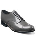 Stacy Adams Madison Gray Kidskin Leather Oxfords
