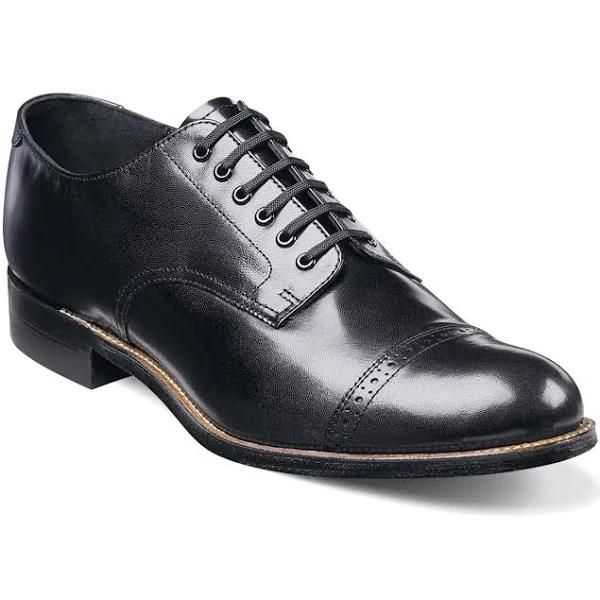 Stacy Adams Men's Madison Black Cap Toe Oxfords