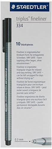 Staedtler Triplus Fineliner Pen 334 6 Violet Pack of 10