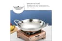 Stainless Steel Chinese Wok Pan Kitchen Cooking Pan Household Kitchenware