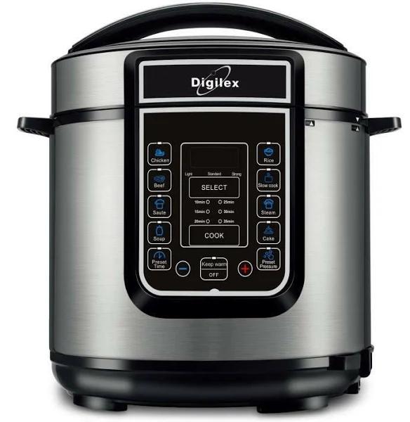 Stainless Steel Electric Multifunction 6l Slow/pressure Cooker