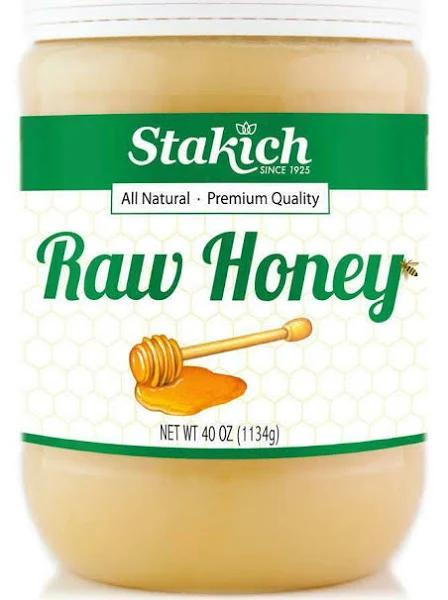 Stakich Raw Honey - 40 oz jar