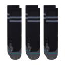 Stance Run Light Crewcut 3 Pack Socks Black