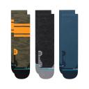 Stance Run Light Crewcut 3 Pack Socks Black