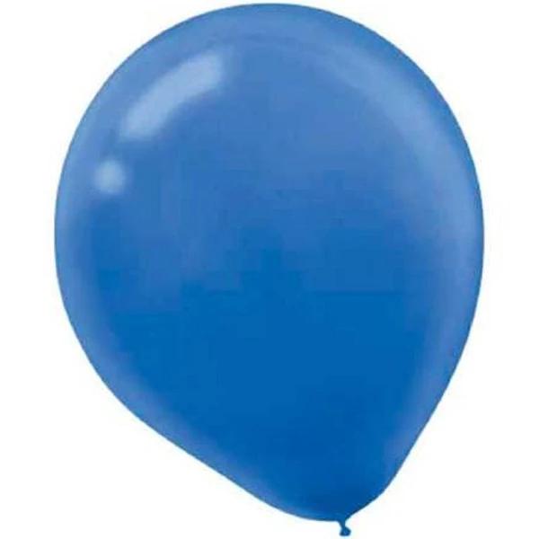 Standard Latex Balloons 20 Pack - Blue