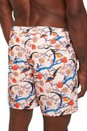 Standard - Rose Flight of Fantasy Mid-length Drawcord Swim Shorts