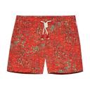 Standard - Vermillion Solo Fantasy Drawcord Mid-length Swim Shorts