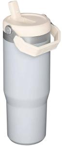 Stanley Classic The IceFlow Flip Straw Tumbler 30oz Cloud, 1 Count (Pack of 1)