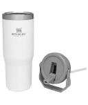 Stanley Classic The IceFlow Flip Straw Tumbler 30oz Grapefruit, 1 Count (Pack of 1)