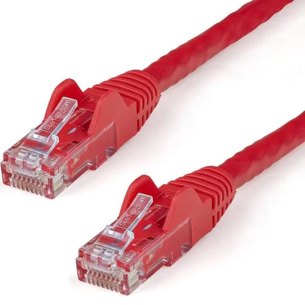 StarTech N6Patch10Rd 10 ft Red Snagless Cat6 UTP Patch Cable