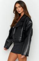 Staten Island Jacket - Black - M - Women's Jackets - Lioness Fashion | AfterPay Available