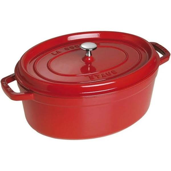 Staub 7-qt Oval Cocotte - Cherry One-Size