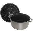 Staub Cocotte Round 30cm Graphite Grey