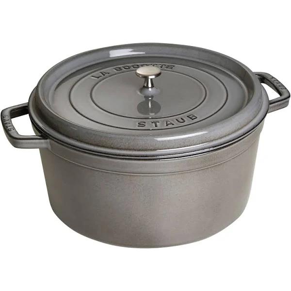Staub Cocotte Round 30cm Graphite Grey