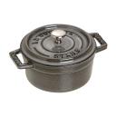 Staub Round Mini Cocotte - Graphite Grey - 10cm