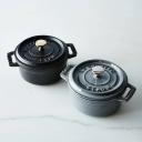 Staub Round Mini Cocotte - Graphite Grey - 10cm