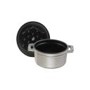 Staub Round Mini Cocotte - Graphite Grey - 10cm