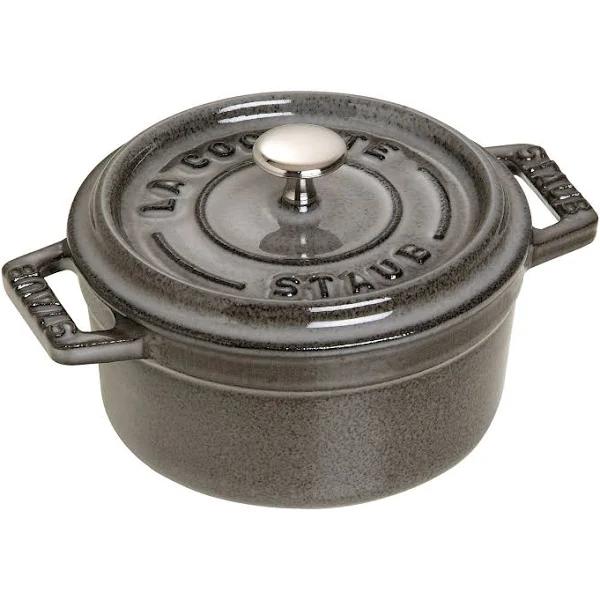 Staub Round Mini Cocotte - Graphite Grey - 10cm