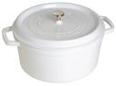 Staub White 7-Qt. Round Cocotte One-Size