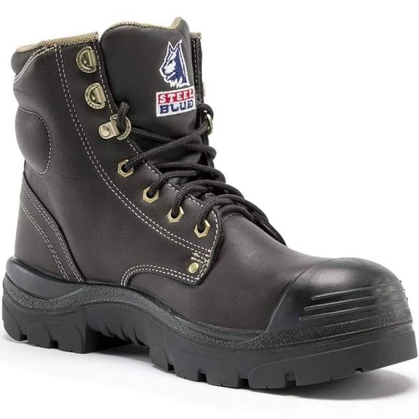 Steel Blue Boots - 382102 - Argyle: Nitrile/Bump Cap/PR Midsole AU 7.5 / Whiskey
