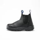 Steel Blue Men's Hobart: TPU/Bump Cap Elastic Sided Work Boots- Black - Size 6