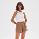 Stella Linen Short - Dune, 8