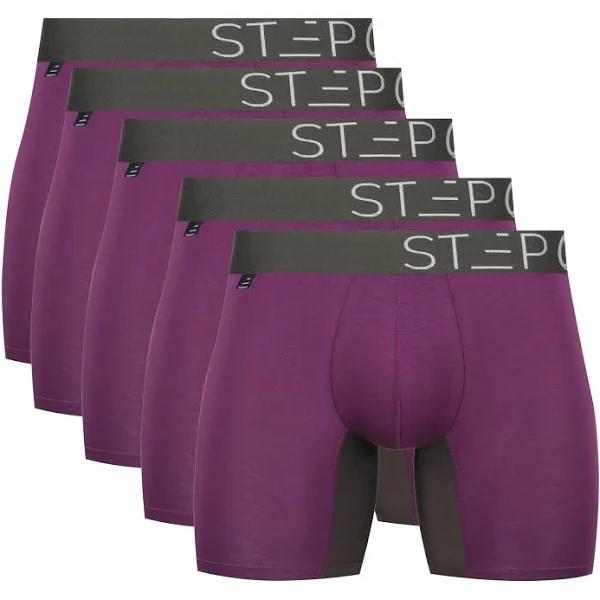 Step One Men's Bamboo Boxer Brief 5-Pack