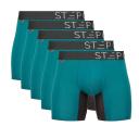 Step One Men's Bamboo Boxer Brief 5-Pack