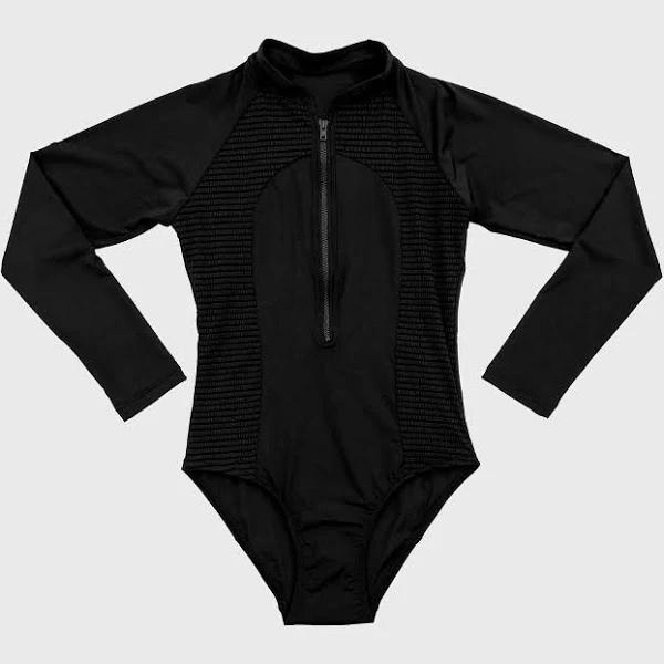 Stepping Stones Long Sleeve One Piece Obsidian / 16