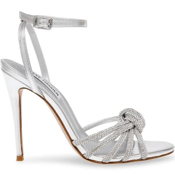 Steve Madden Bedazzle Sandals Silver EU 37 Woman