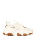 Steve Madden Lace-Up Possession Sneakers - Beige - 40