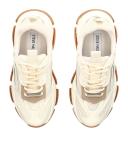 Steve Madden Lace-Up Possession Sneakers - Beige - 40