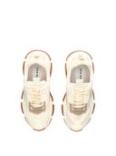 Steve Madden Lace-Up Possession Sneakers - Beige - 41