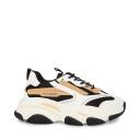 Steve Madden Possession Chunky Faux Leather-blend Trainers - UK 5