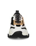 Steve Madden Possession Chunky Faux Leather-blend Trainers - UK 5