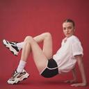 Steve Madden Possession Chunky Faux Leather-blend Trainers - UK 5