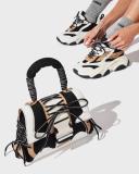 Steve Madden Possession Chunky Faux Leather-blend Trainers - UK 5